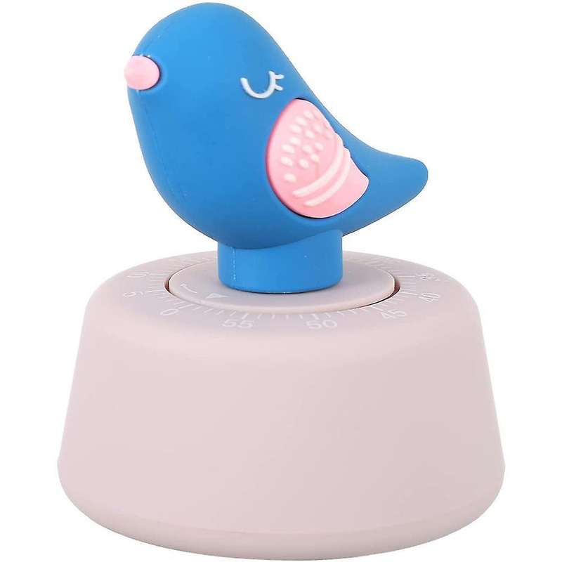 Kitchen Timer Mechanical Egg Timers Figure Countdown Timer (blue)