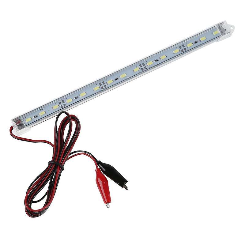 2pc 12v Car 15 Led 5630 Smd Interior Light Strip Lamp Bar