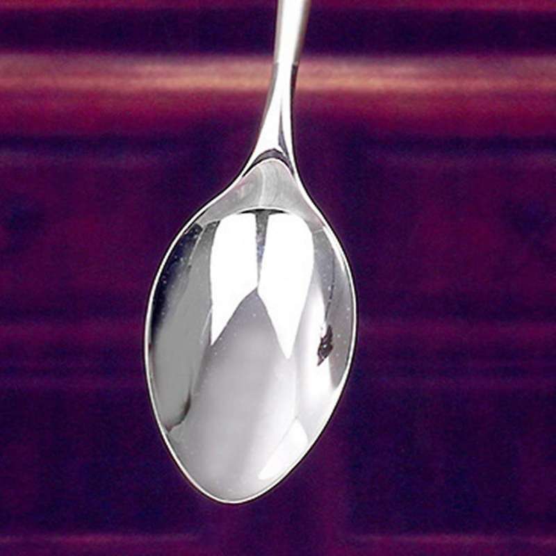 Sterling Silver 999 Silver Tableware Big Coffee Spoon Household B