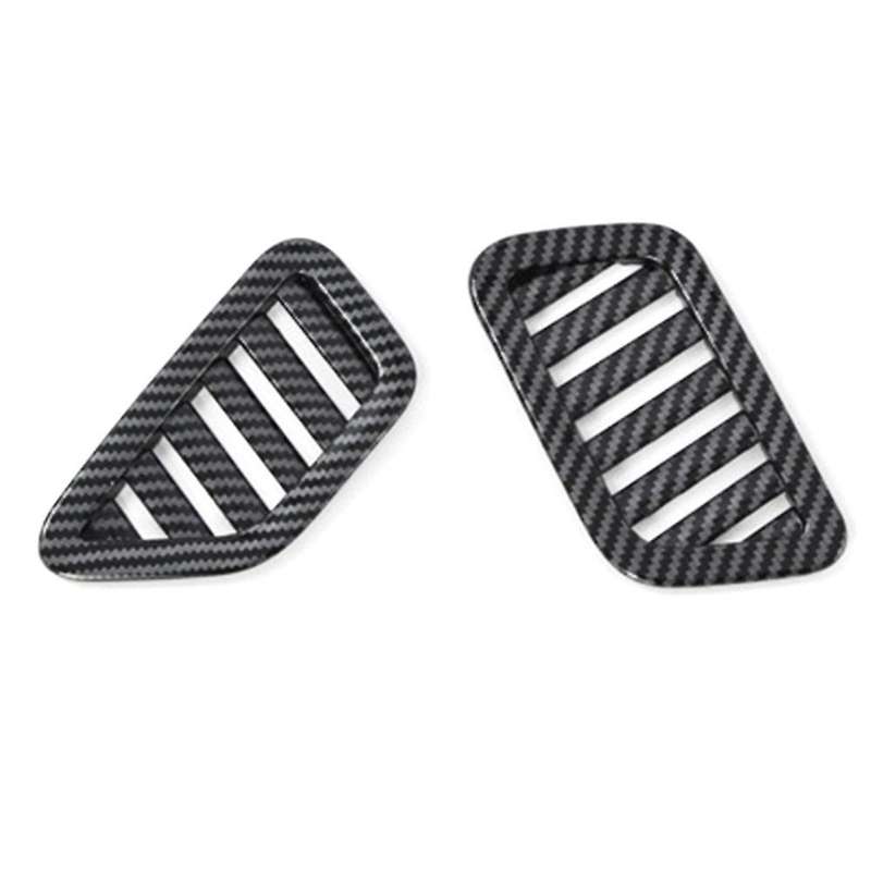 Carbon Fiber Car Front Upper Air Outlet Cover Decoration