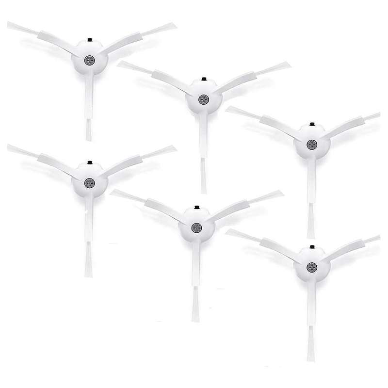 6pcs Side Brush for Xiaomi Roborock S6 S6 Pure S5 S5 Max S4 E4 E20