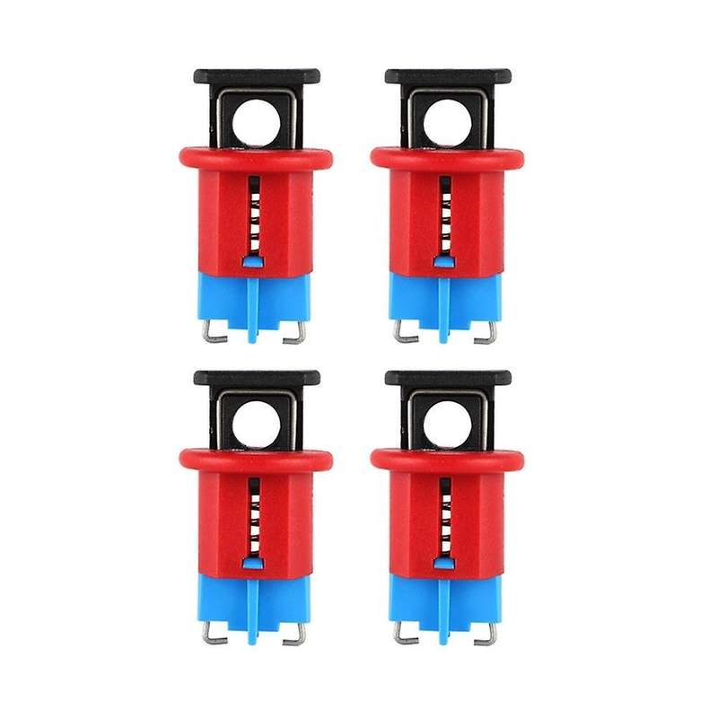 4 Pcs Mini Circuit Breaker Lockout Electrical Safety Lock Miniature