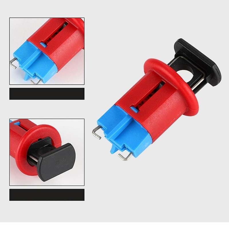 4 Pcs Mini Circuit Breaker Lockout Electrical Safety Lock Miniature