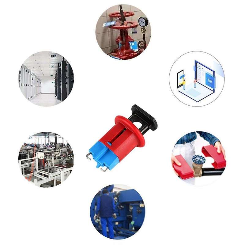 4 Pcs Mini Circuit Breaker Lockout Electrical Safety Lock Miniature