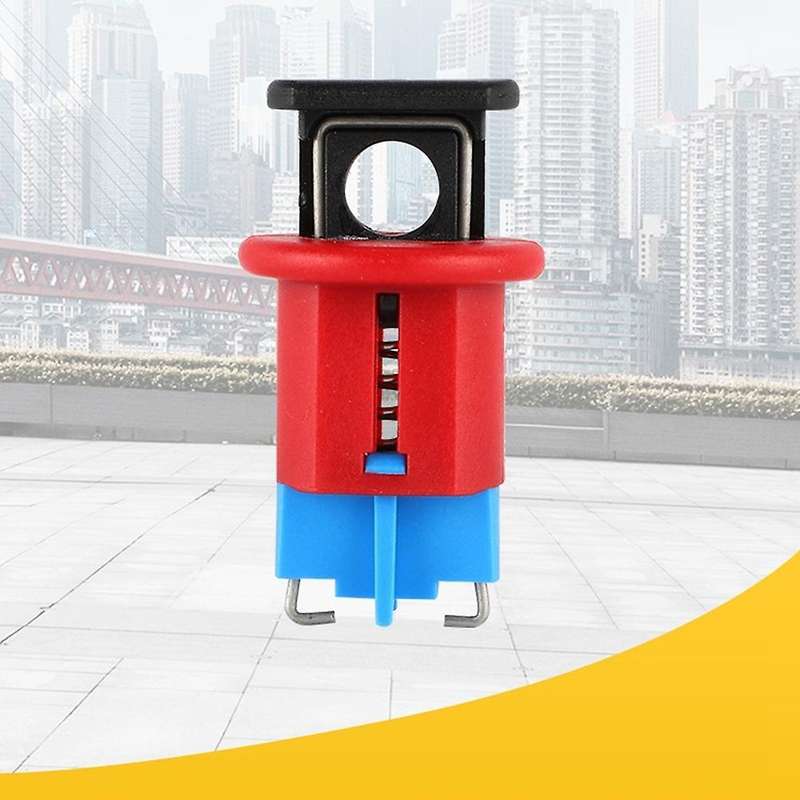 4 Pcs Mini Circuit Breaker Lockout Electrical Safety Lock Miniature