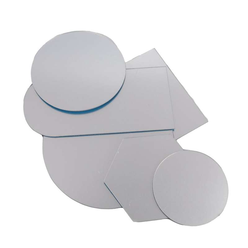 6pc Photo Props Acrylic Mirror Reflection Board Geometric Shape Props