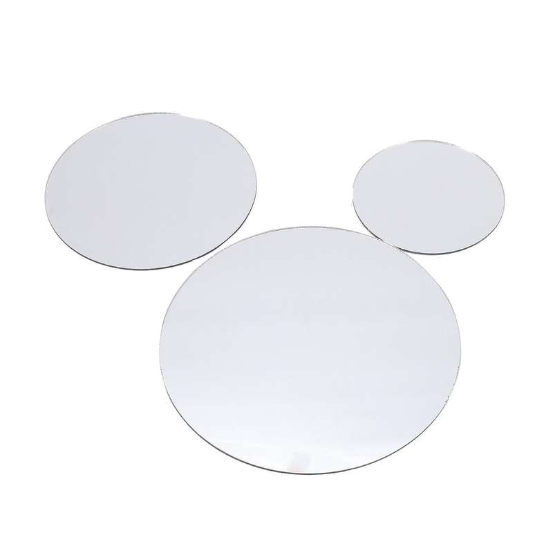 6pc Photo Props Acrylic Mirror Reflection Board Geometric Shape Props