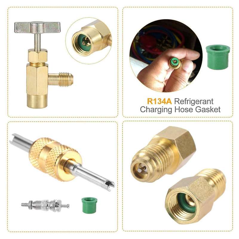 R134a Self-sealing Can Tap Valve, for 1/4inch and 1/2inch Ac Charging