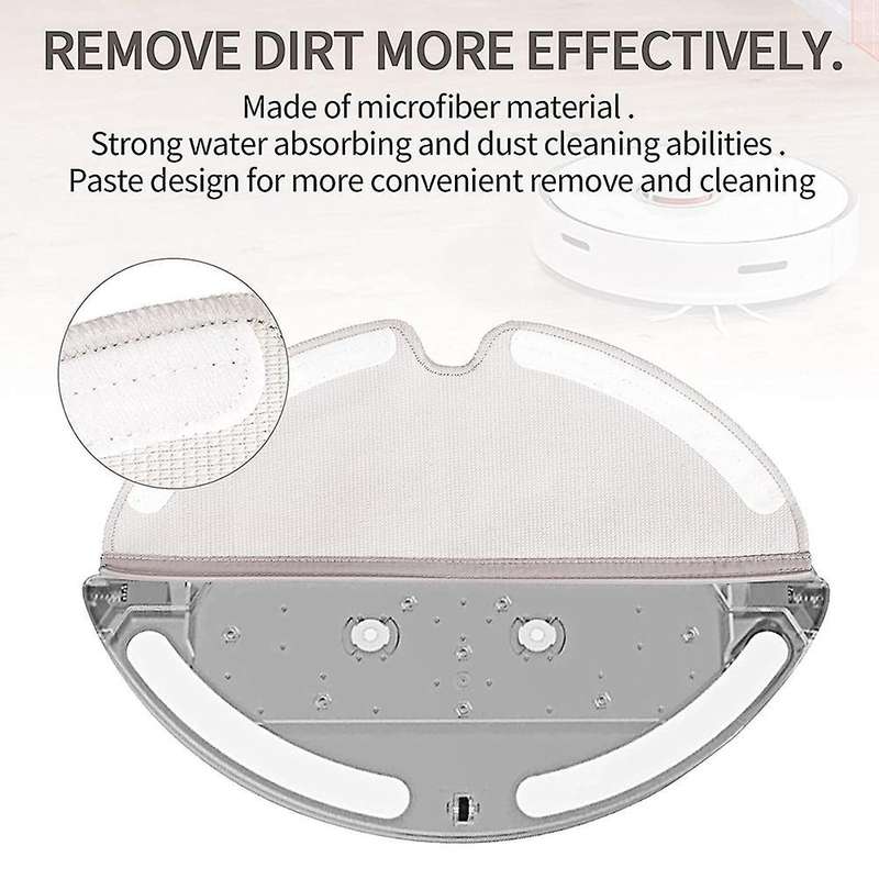 8 Microfiber Cloths for Xiaomi Roborock S5 Max S6 Pure S50 S51