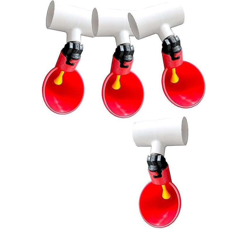 Chicken Waterer Cups, Chicken Waterer for Chicken Ducks Quail 4pcs