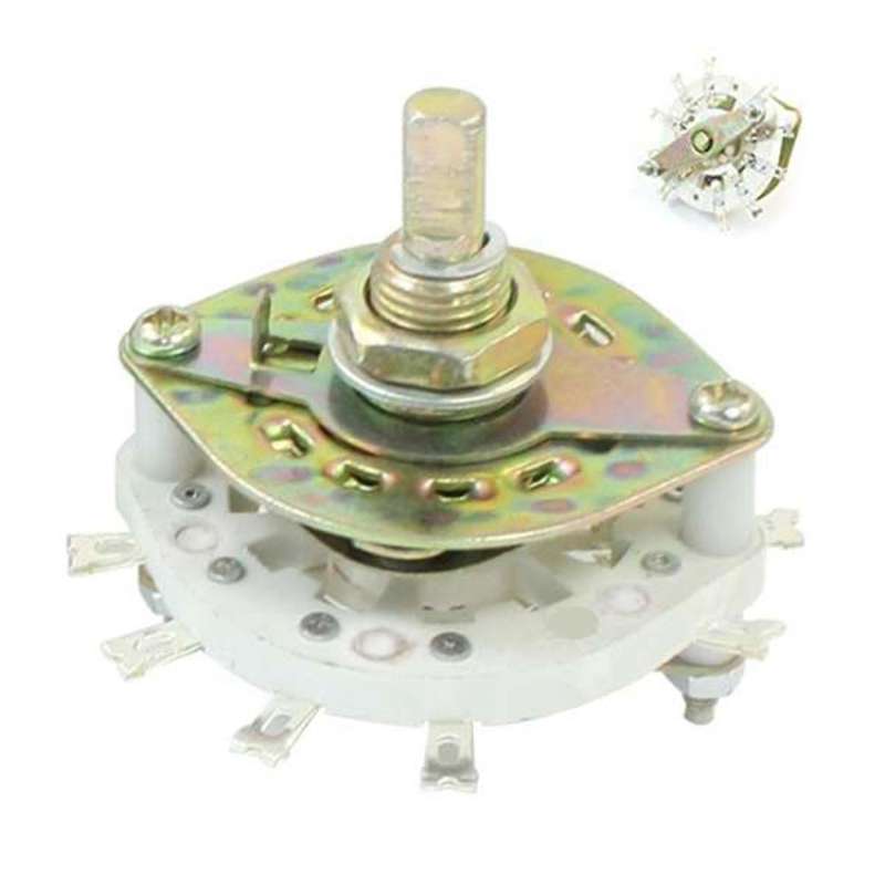 1p10t 1 Pole 10 Position One Deck 11 Pins Band Channel Rotary Switch