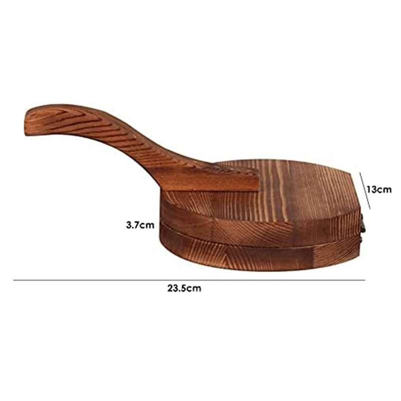 Pressed Dumpling Wrapper, Wooden Tortilla Press, Pancake Mold
