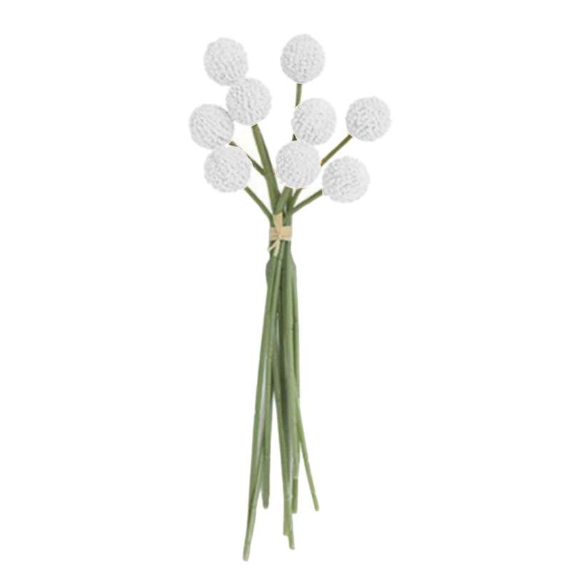 9 Pcs Golden Ball Artificial Flower Ball A