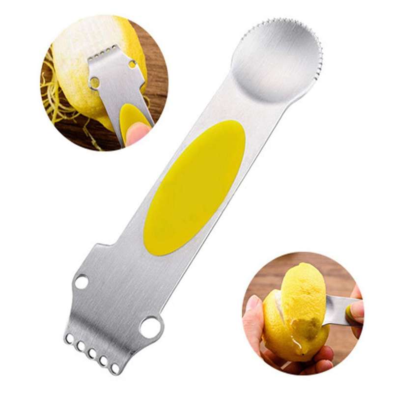 Multifunction Cheese Grater Lemon Peeler Skin Mover Peel Zester Blade