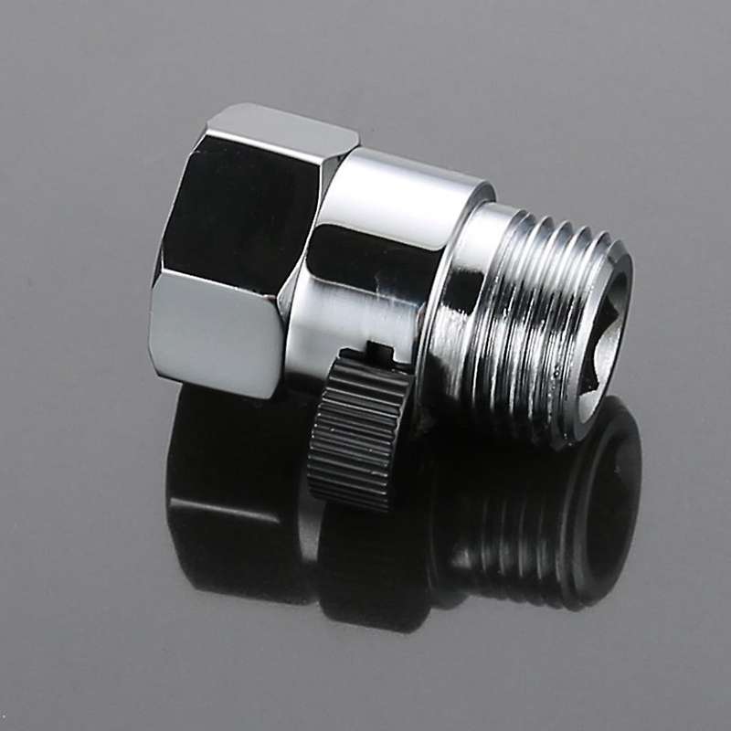 Shower Water Flow Control Straight-through Shut-off Angle Valve Blue