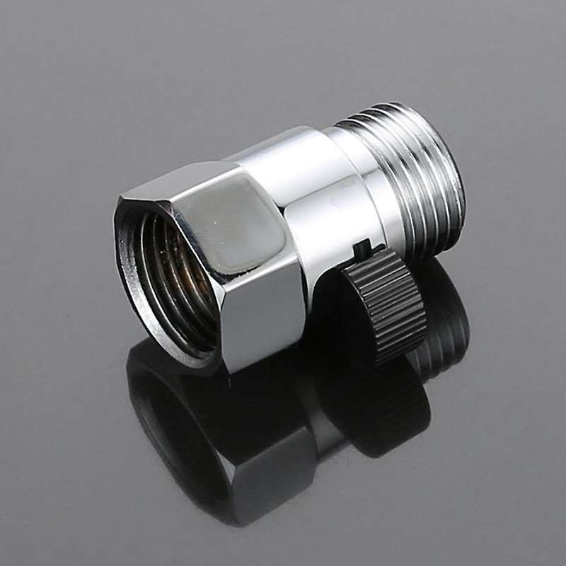 Shower Water Flow Control Straight-through Shut-off Angle Valve Blue