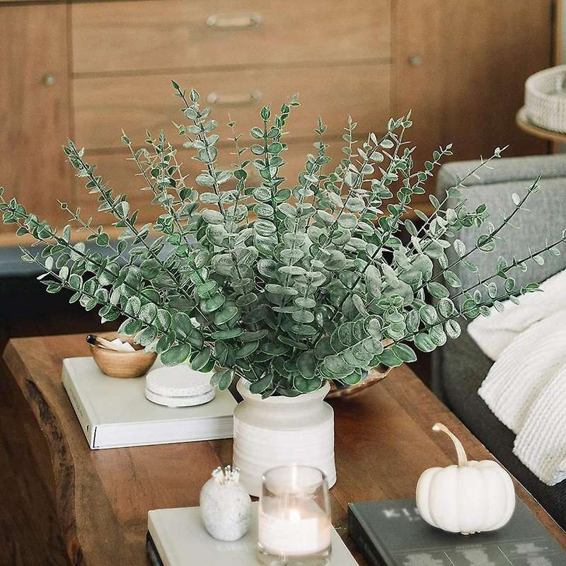 30 Pcs Artificial Eucalyptus Stems, Farmhouse Eucalyptus Leaves Decor
