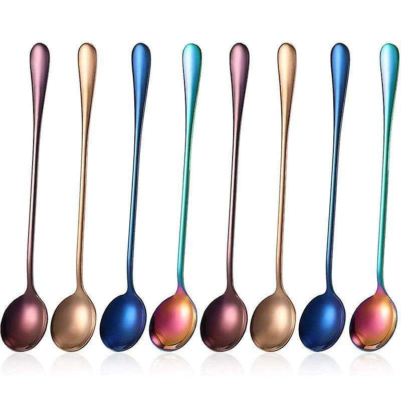 Mixing Spoons for Mixing Coffee, Milkshake, Cold Drink, 8 Pieces