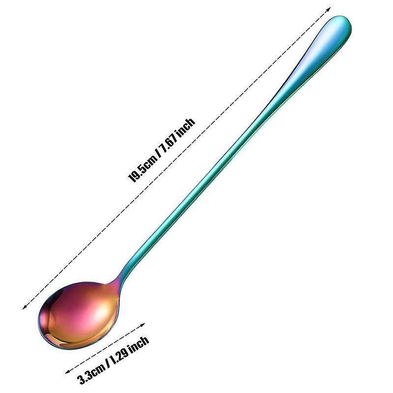 Mixing Spoons for Mixing Coffee, Milkshake, Cold Drink, 8 Pieces