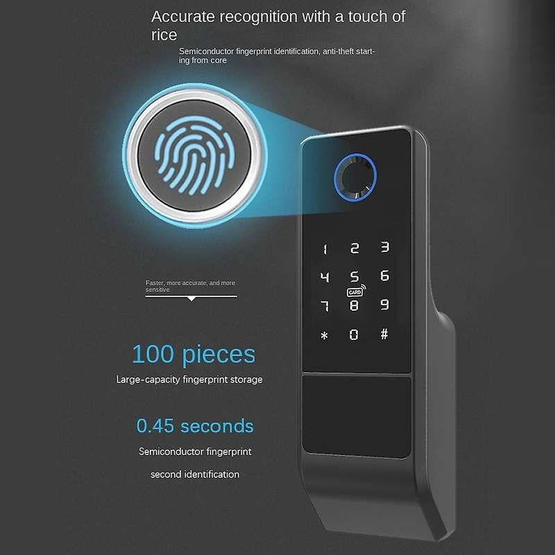 Waterproof Wifi Smart Electric Lock Tuya App Remotely for Metal Door
