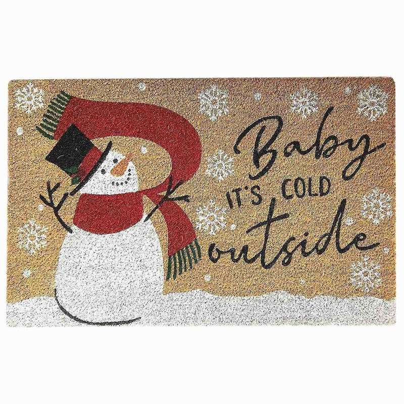 Christmas Doormat Patchwork Home Decoration Non-slip Doormats Mat (e)