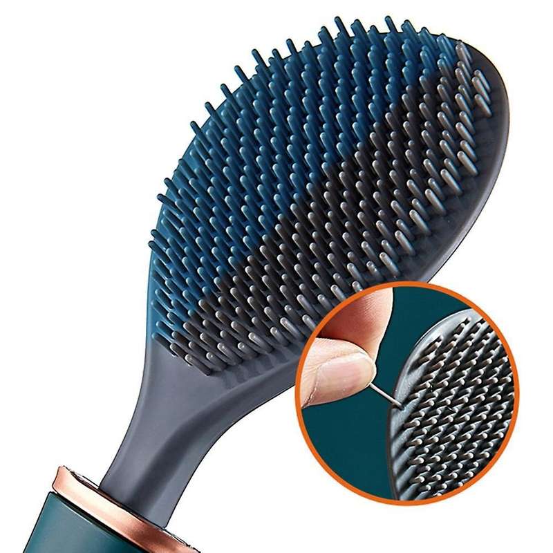 Silicone Toilet Brush with Bracket Set Wall-mounted Long-handled A