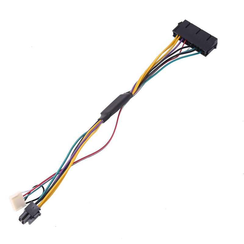 Atx Power Supply Cable Pcie 6 Pin to Atx 24 Pin Power Supply Cable