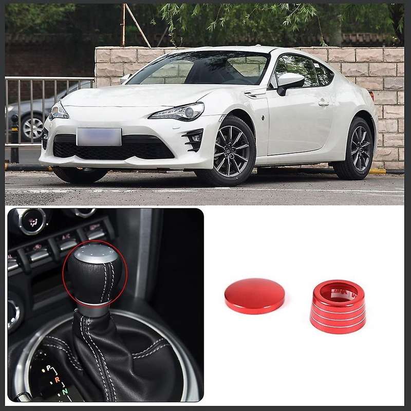 For Toyota 86 Subaru Brz 2012-2020 Car Aluminum Alloy Gear Shift, Red