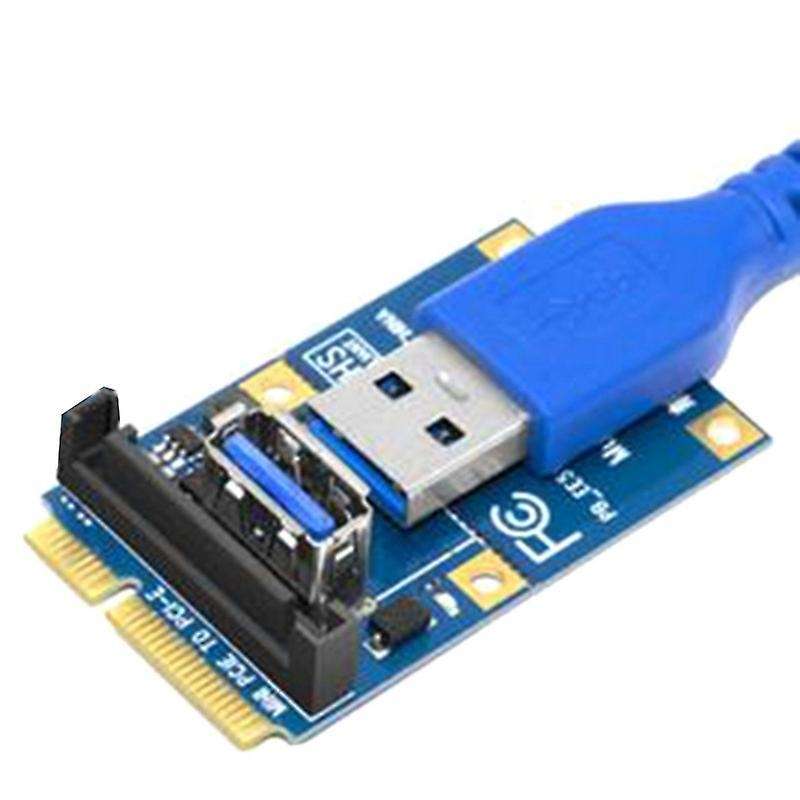 Pci-e Extender Pci E 1x to 1x Riser Usb 3.0 Cable Sata Power Working