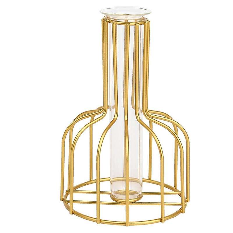 Transparent Glass Vase Home Decoration for Small Flowers Living Room