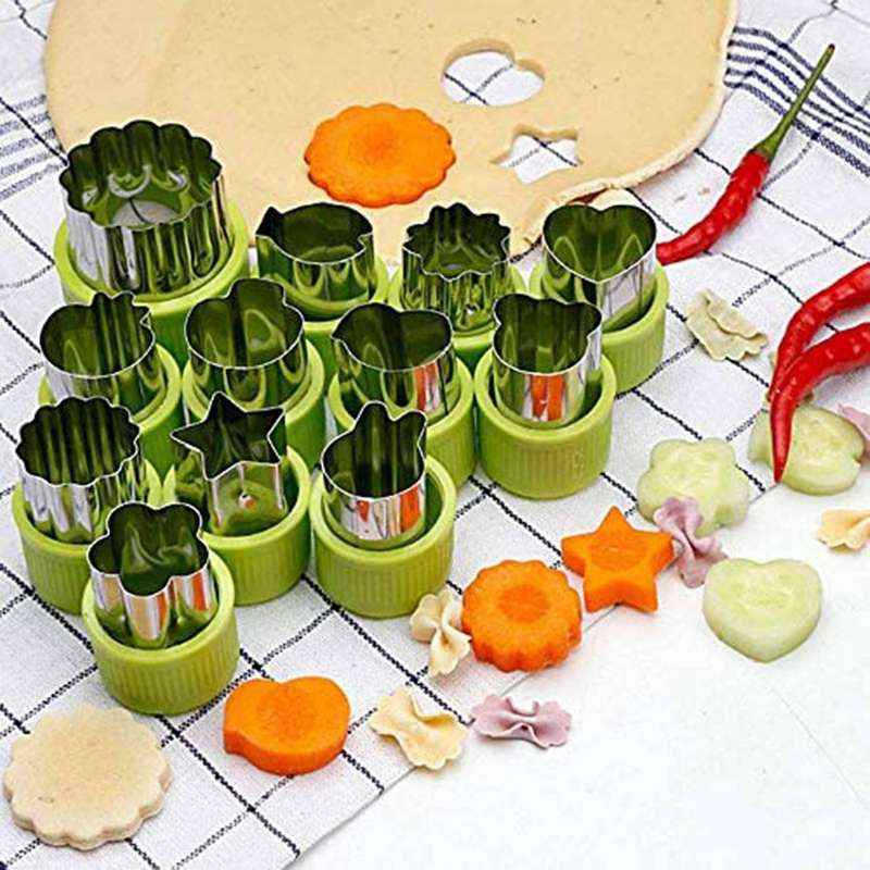 Biscuit Mold Stainless Steel Vegetable and Fruit Cutting Shape Set