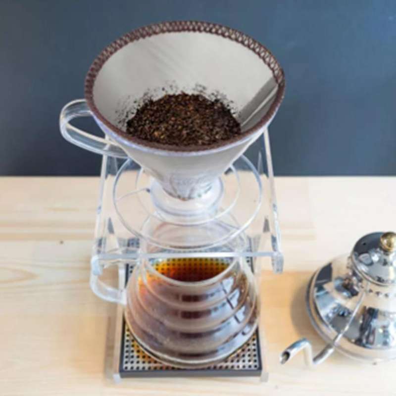 2pcs Stainless Steel Cone Filter 2 to 3 Cup Coffee Drip Filter