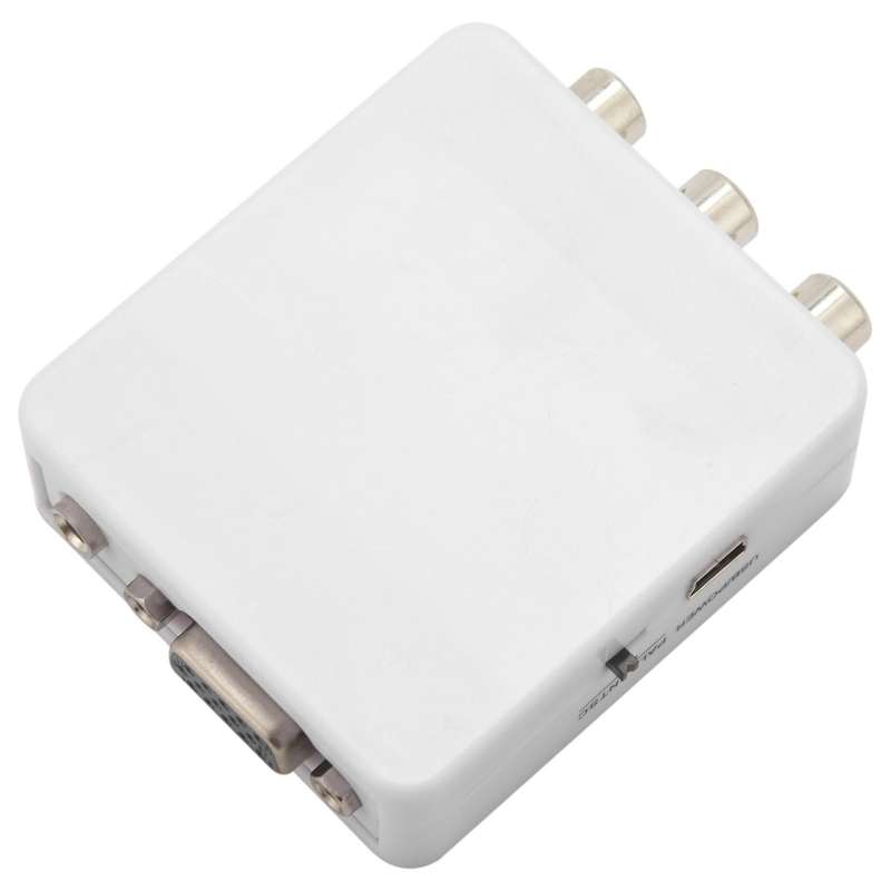 Mini Vga to Av Video Converter Vga to Rca Pc to Tv Vga to Av
