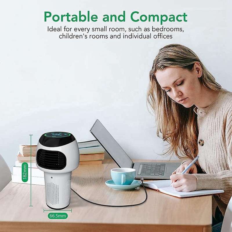 Car Air Purifier for Home Bedroom Office Desktop Pet Room Air Cleaner