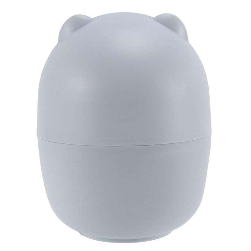 Desktop Garbage Basket Cleaning Barrel Animal Trash Can Blue