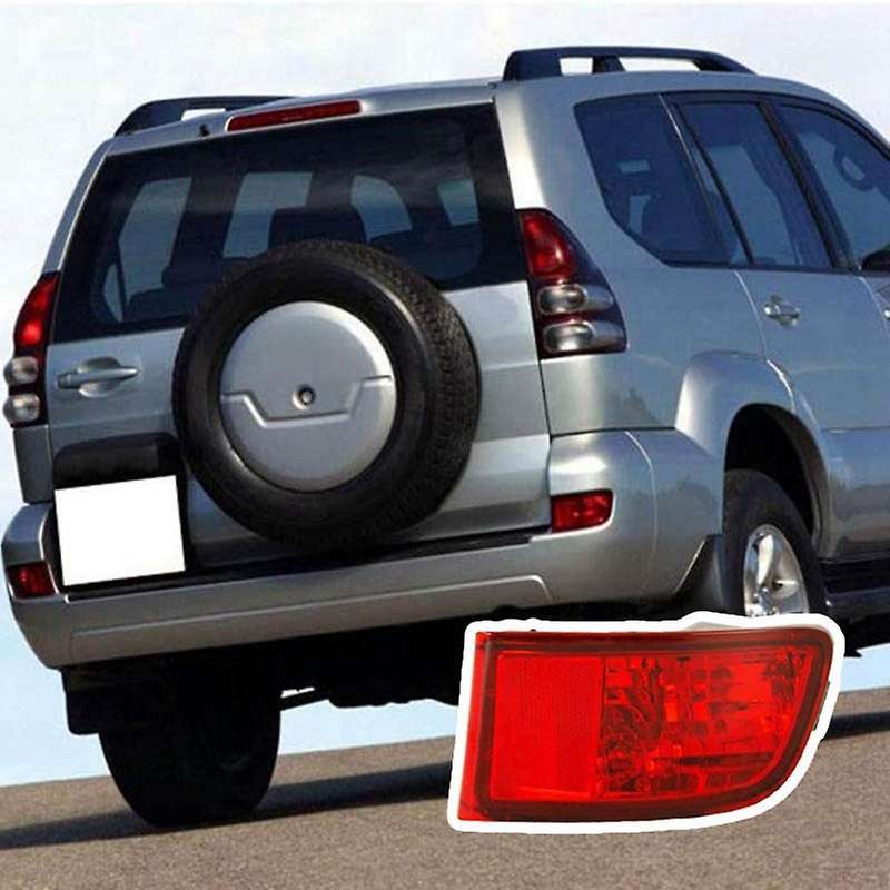 Rear Bumper Reflectors Lights No Bulb for Prado 120 Tail Lamp 2002-09
