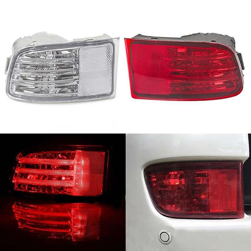 Rear Bumper Reflectors Lights No Bulb for Prado 120 Tail Lamp 2002-09
