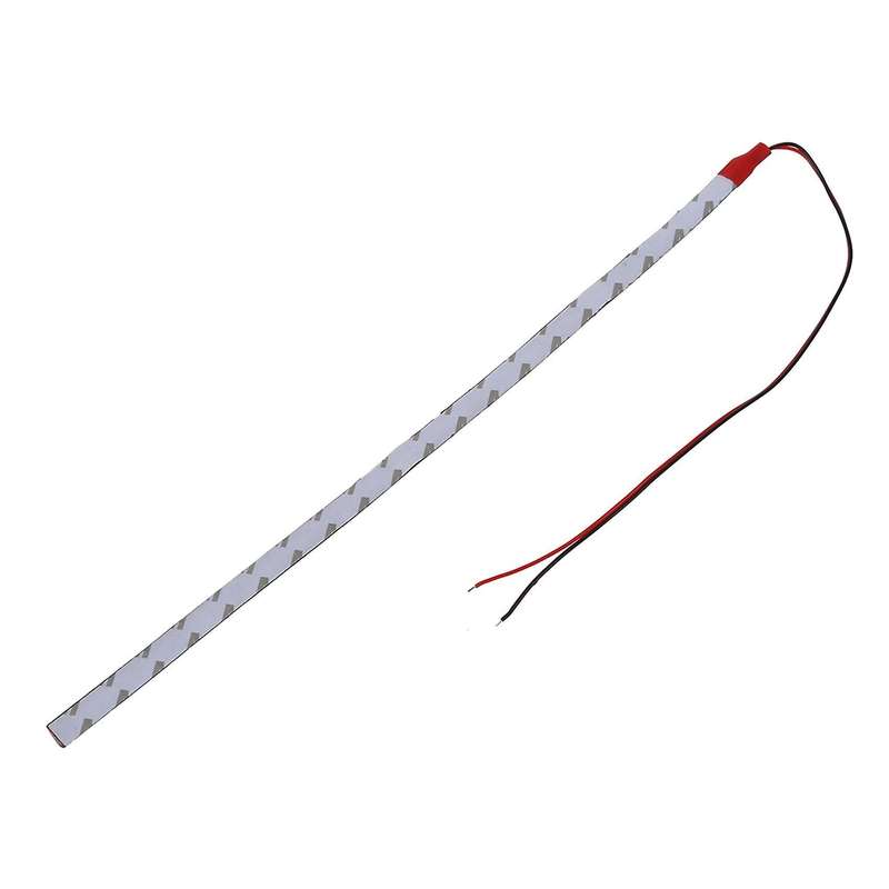 2x Lichterkette 15 Led Strips Auto Kfz 30cm Rot Licht 12v