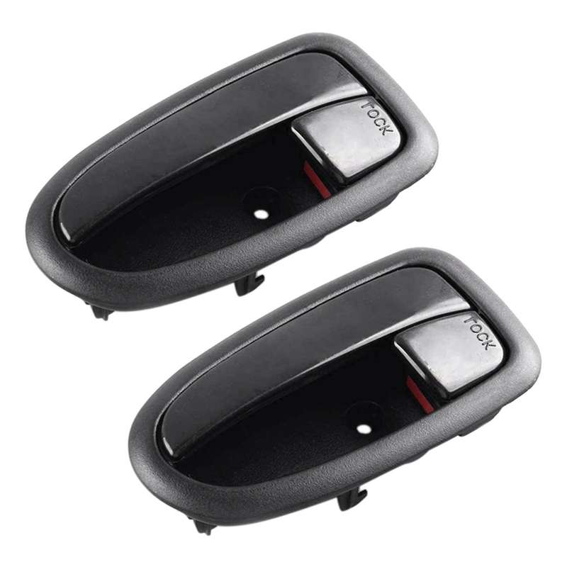 2x Car Black Door Handle for Hyundai Matrix Lavita 82610-17010 Left