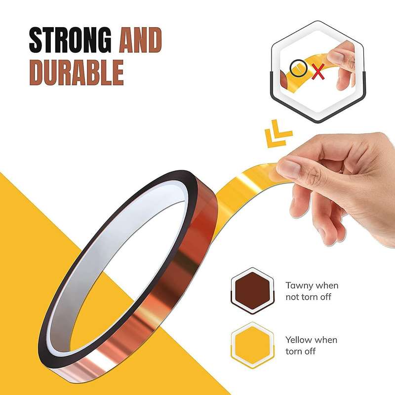 4 Roll Heat Tape for Sublimation 10mm X 33m for 3d Printer Pcb Boards