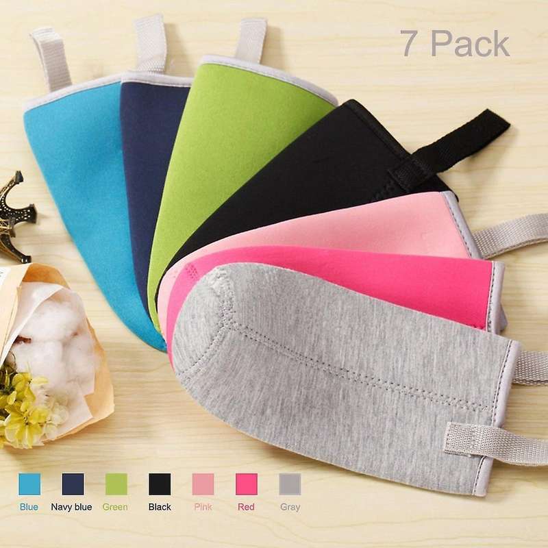 7 Pack Glass Water Bottle Sleeve 12 Oz - 19 Oz Neoprene Insulated