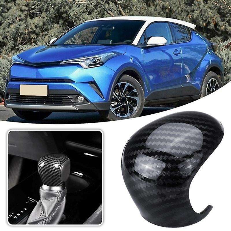 For Toyota Chr C-hr 16-19 Carbon Fiber Gear Shift Decorate Cover Trim