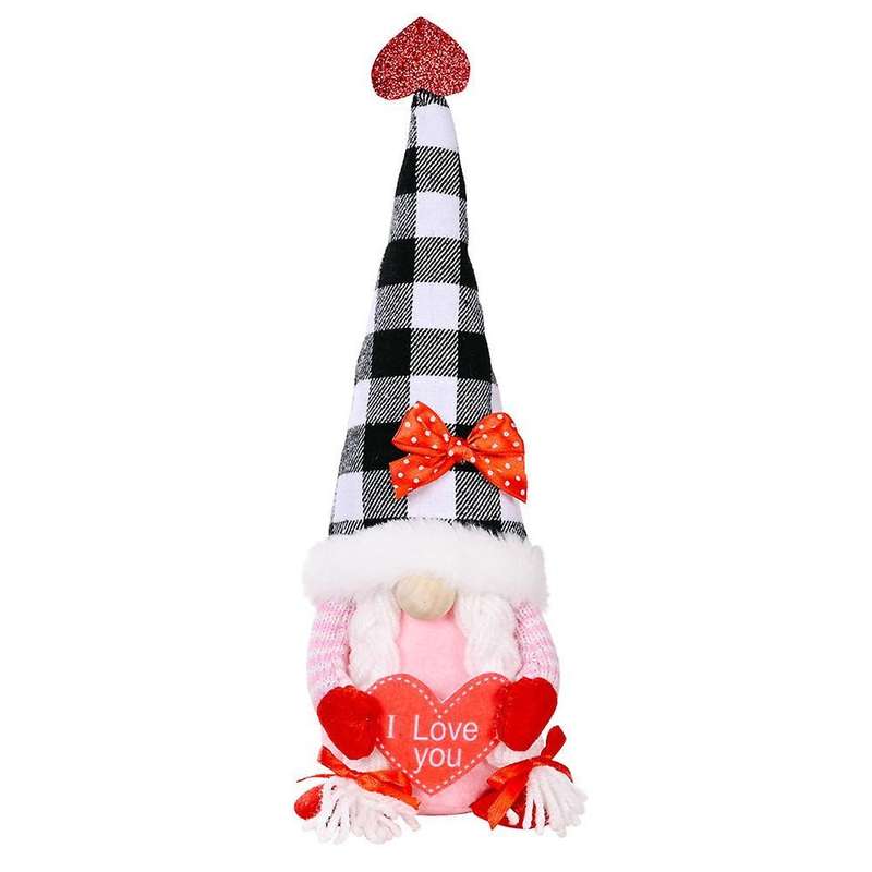Valentine's Day Decorations - Handmade Swedish Gnomes Plush Elf , B