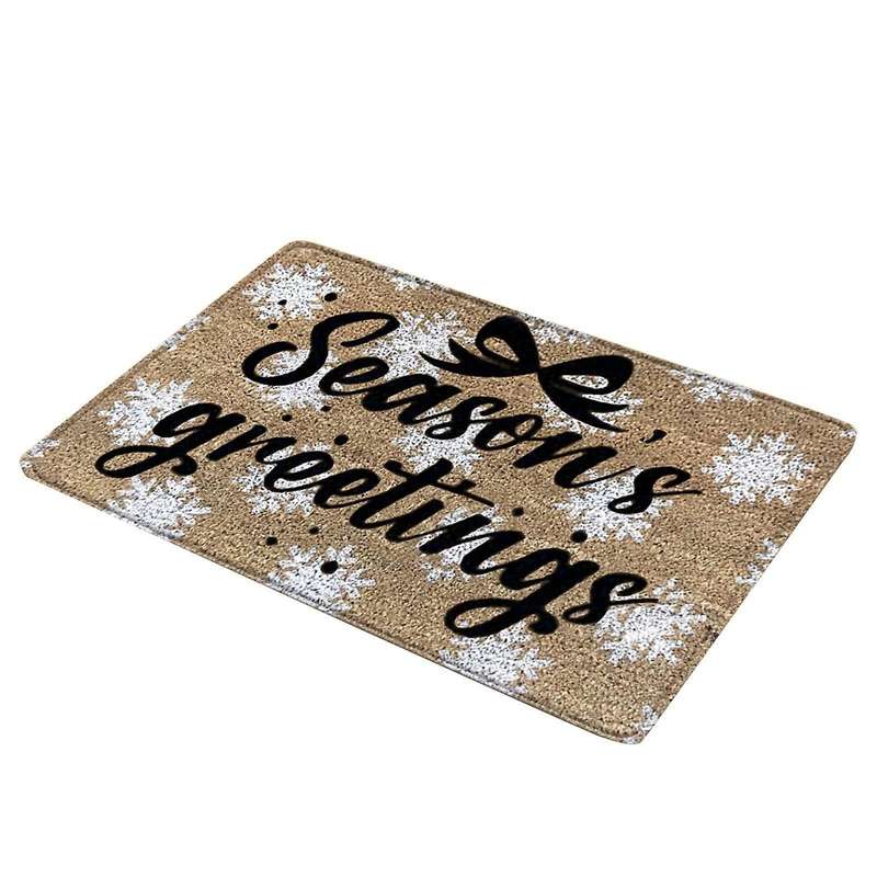 Christmas Doormat Floor Mat Non Slip Blanket Indoor Outdoor Rug-a