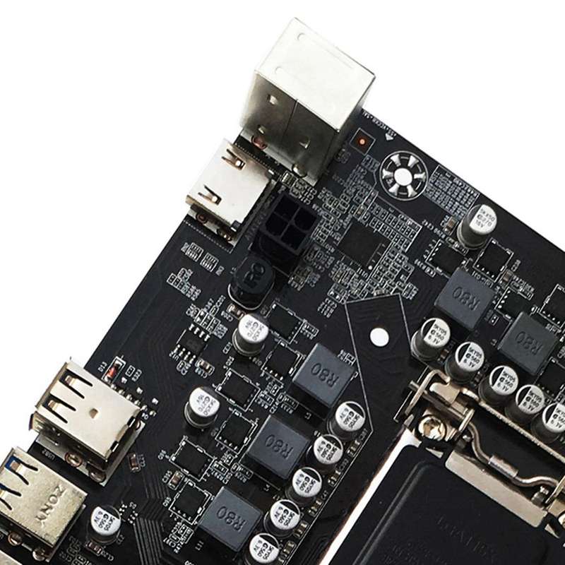 B250c Motherboard+switch Cable with Light Support Ddr4 Ram for Mining