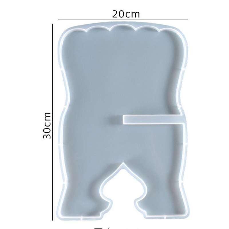 2pcs Book Stand Silicone Mold Eid Resin Quran Folding Book Stand