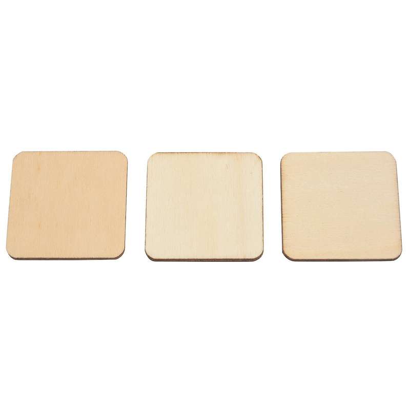 50 Diy Square Decorative Wood Slices
