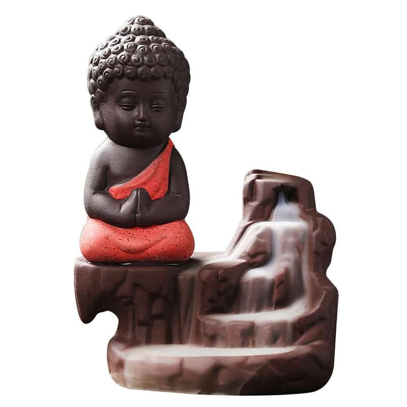 Incense Burner Backflow Creative Indoor Sandalwood Decoration D