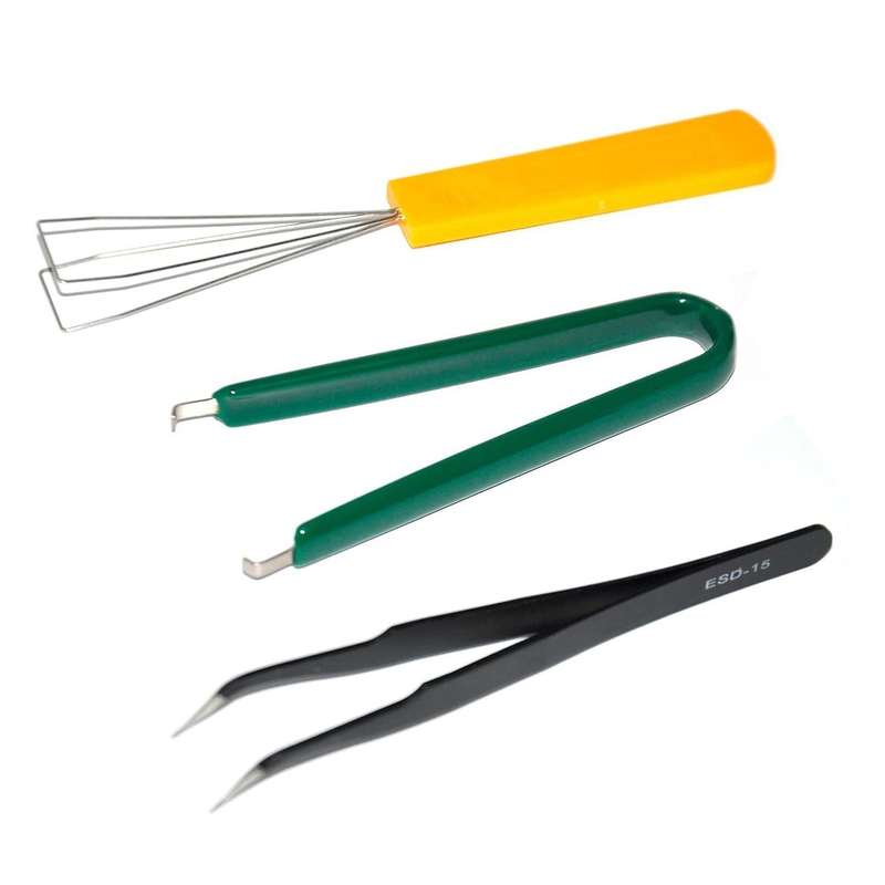 3pcs Switch Puller Lube Station Keycap Puller Remover Switches
