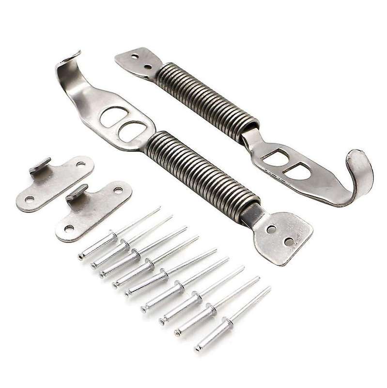 Aluminum Alloy Car Racing Mount Bonnet Kit Latch Spring Fastener